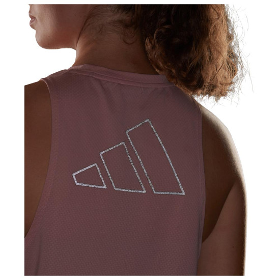 Adidas Γυναικεία αμάνικη μπλούζα Run icons Adidas Γυναικεία αμάνικη μπλούζα Run icons